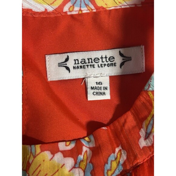 NANETTE LAPORE Yin Shadow Saffron Sun Floral Halter Maxi Dress Sz 16 City Vibes - Picture 9 of 11